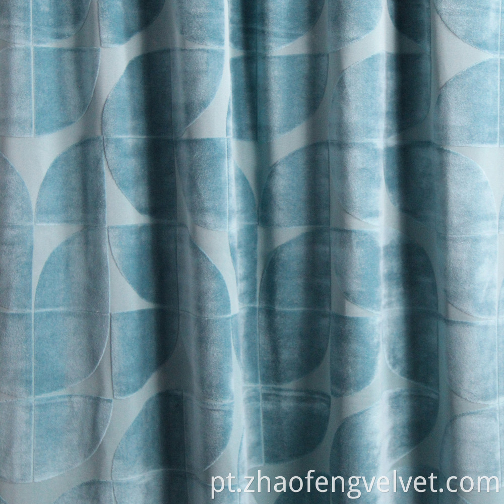 Jaruqard Curtian Velvet Fabric